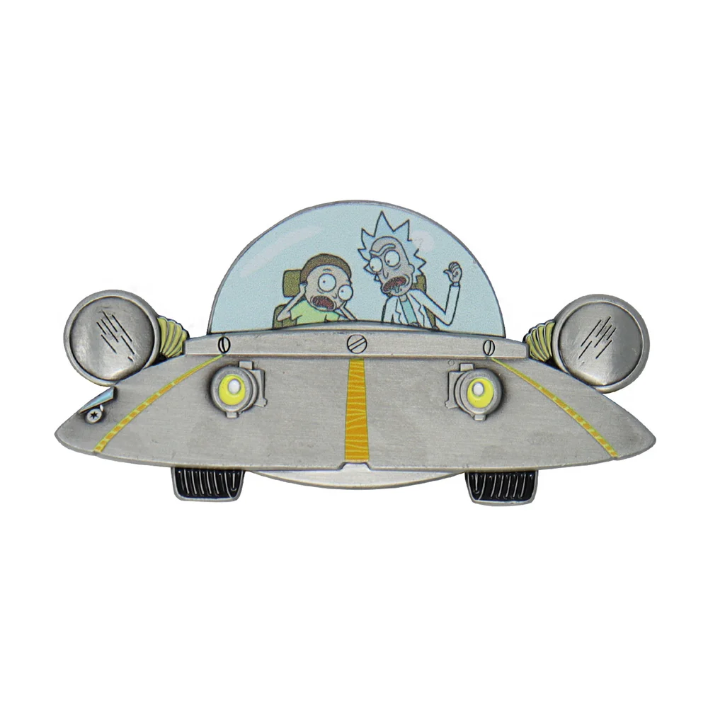 DUST! Rick and Morty Limited Edition Space Ship Medallion Image 1