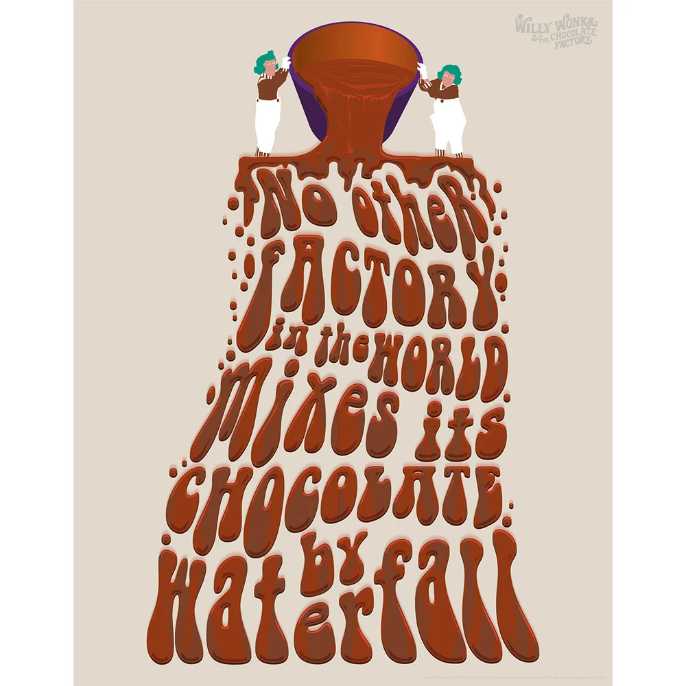 Willy Wonka Limited Edition Art Print by Fanattik Image 1