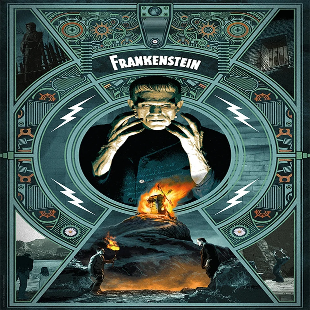 Frankenstein Limited Edition Art Print by Fanattik Image 1