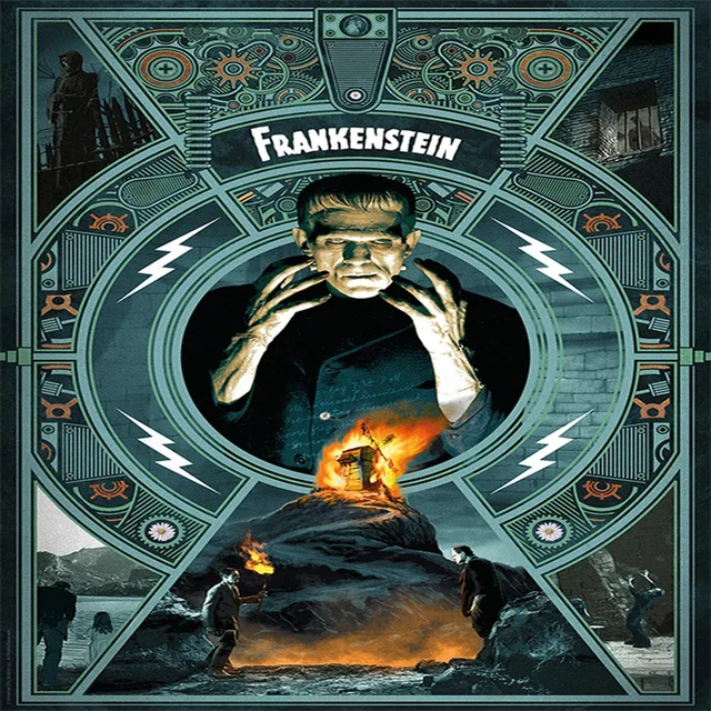 Frankenstein Limited Edition Art Print by Fanattik