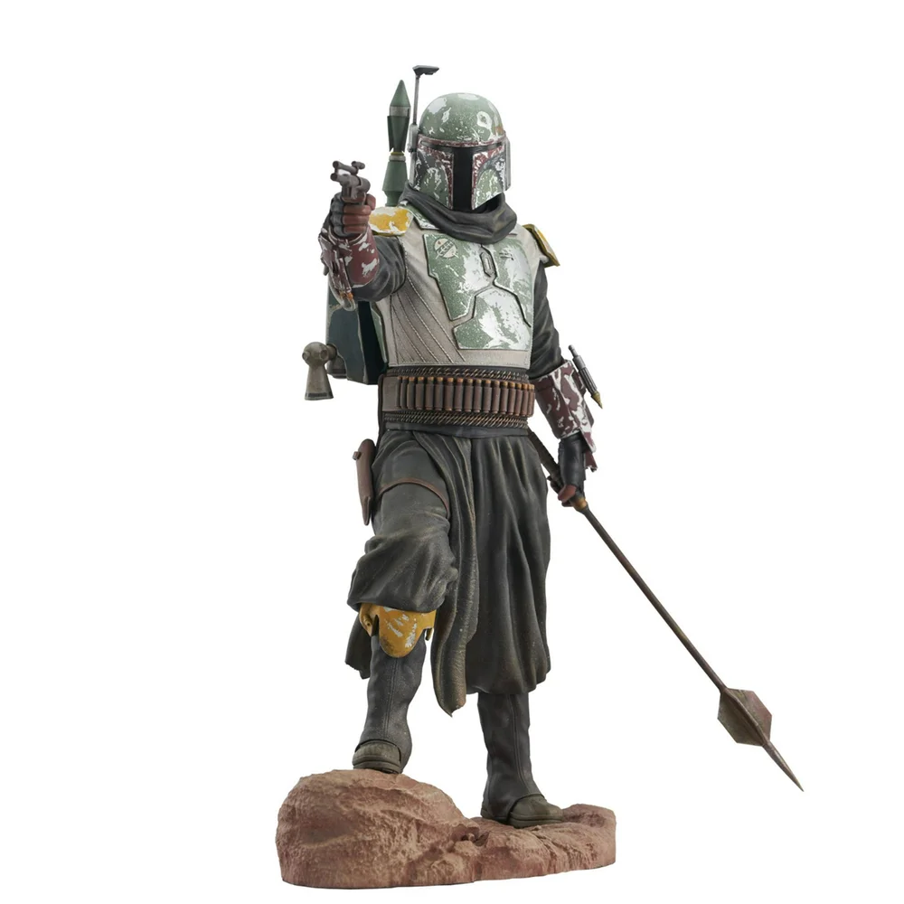 Gentle Giant Star Wars The Mandolorian Boba Fett Milestones Statue Image 1