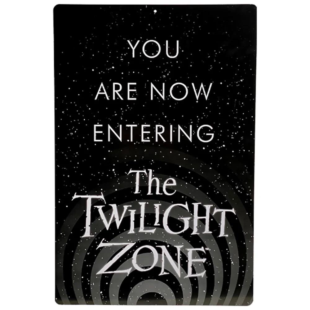 Trick or Treat Studios The Twilight Zone Metal Sign Image 1