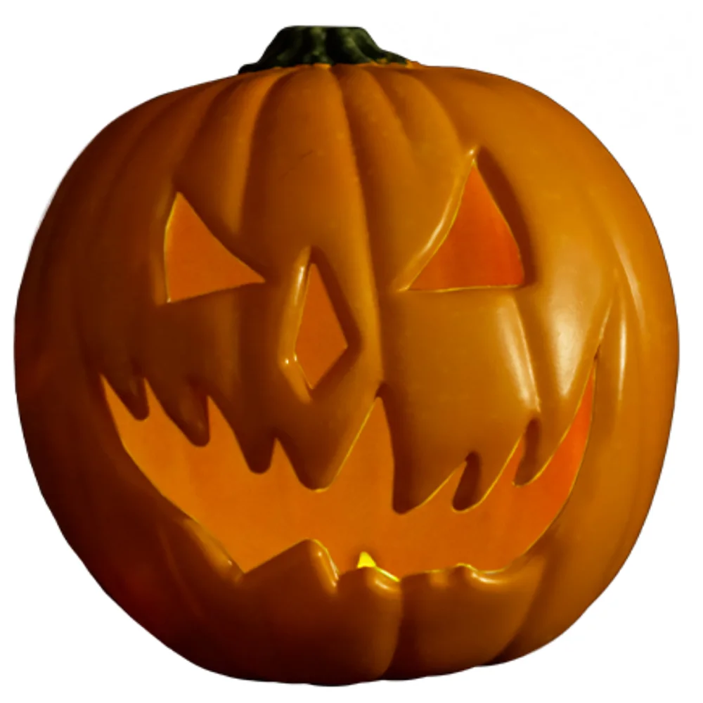 Trick or Treat Studios Halloween 6: The Curse of Michael Myers Light Up Pumpkin Prop Image 1
