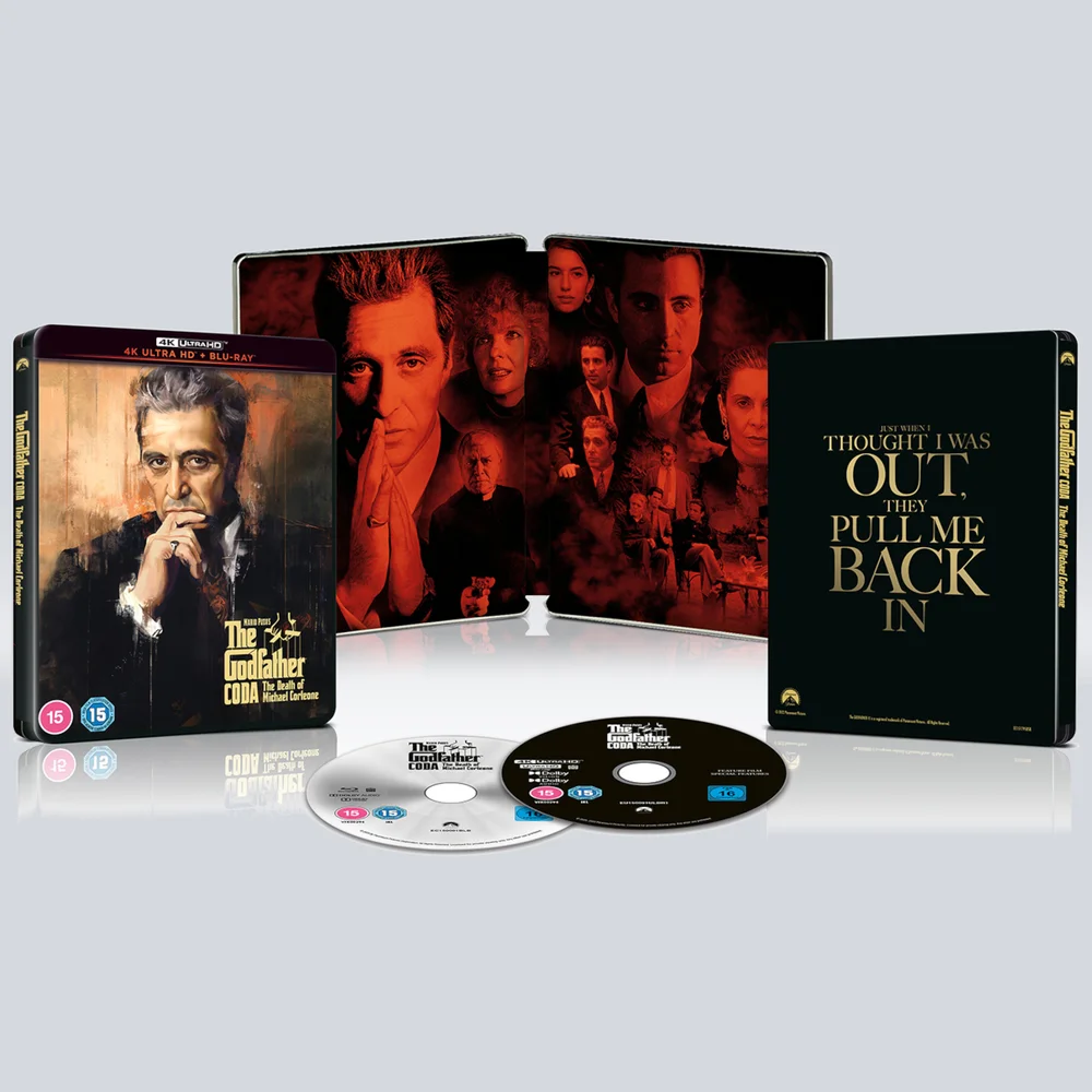 The Godfather Coda 4K Ultra HD Steelbook (Includes Blu-ray) Image 1