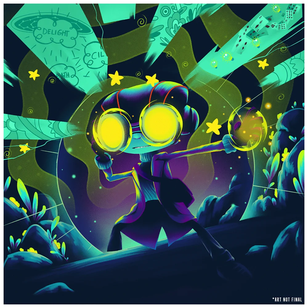 iam8bit - Psychonauts 2 Vinyl Soundtrack - Essential Edition 2xLP Image 1