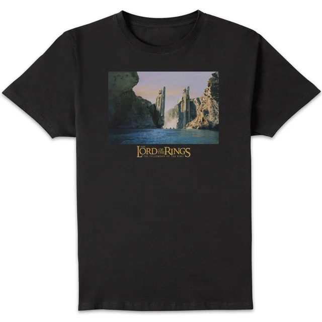 Lord Of The Rings Argonath Men's T-Shirt - Black