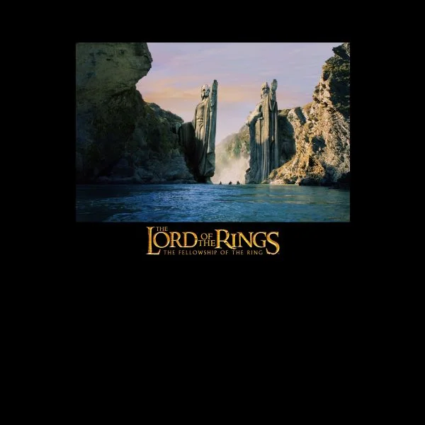 Lord Of The Rings Argonath Women's T-Shirt - Black