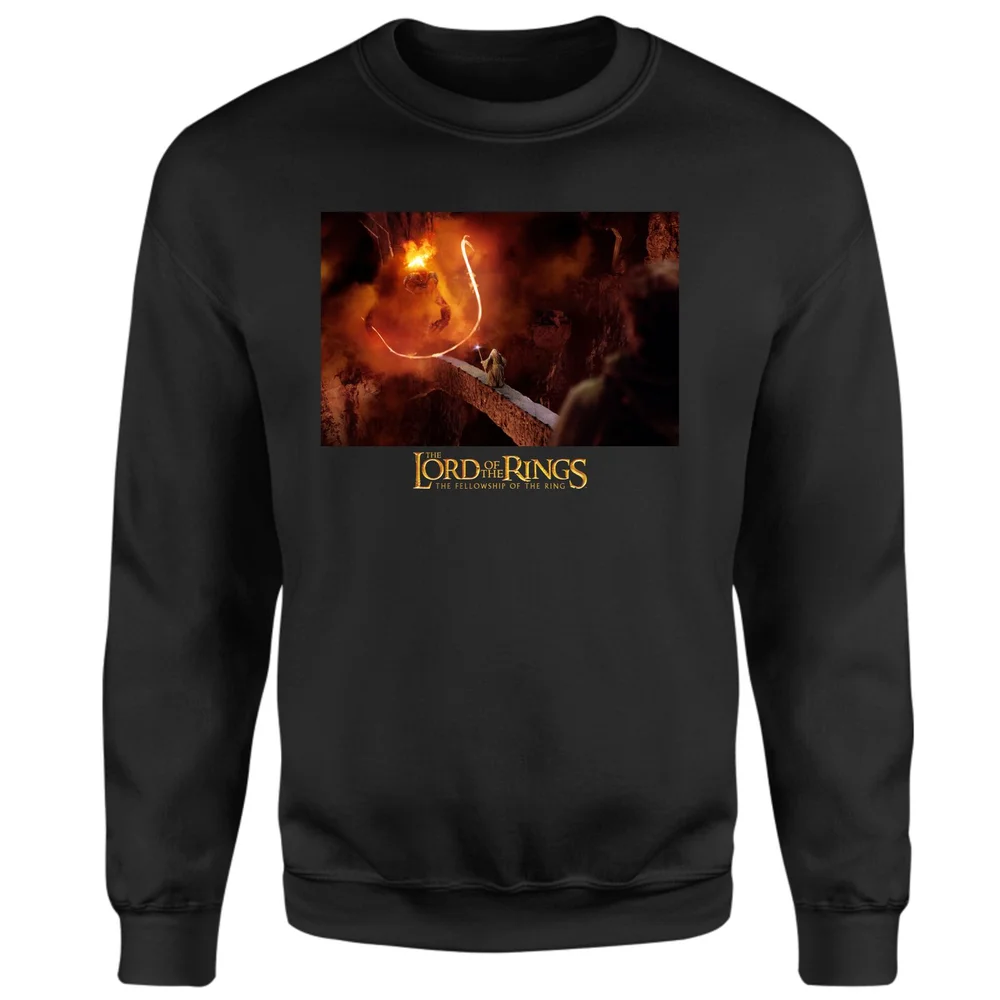 Lord Of The Rings You Shall Not Pass Sweatshirt - Black - S Image 1