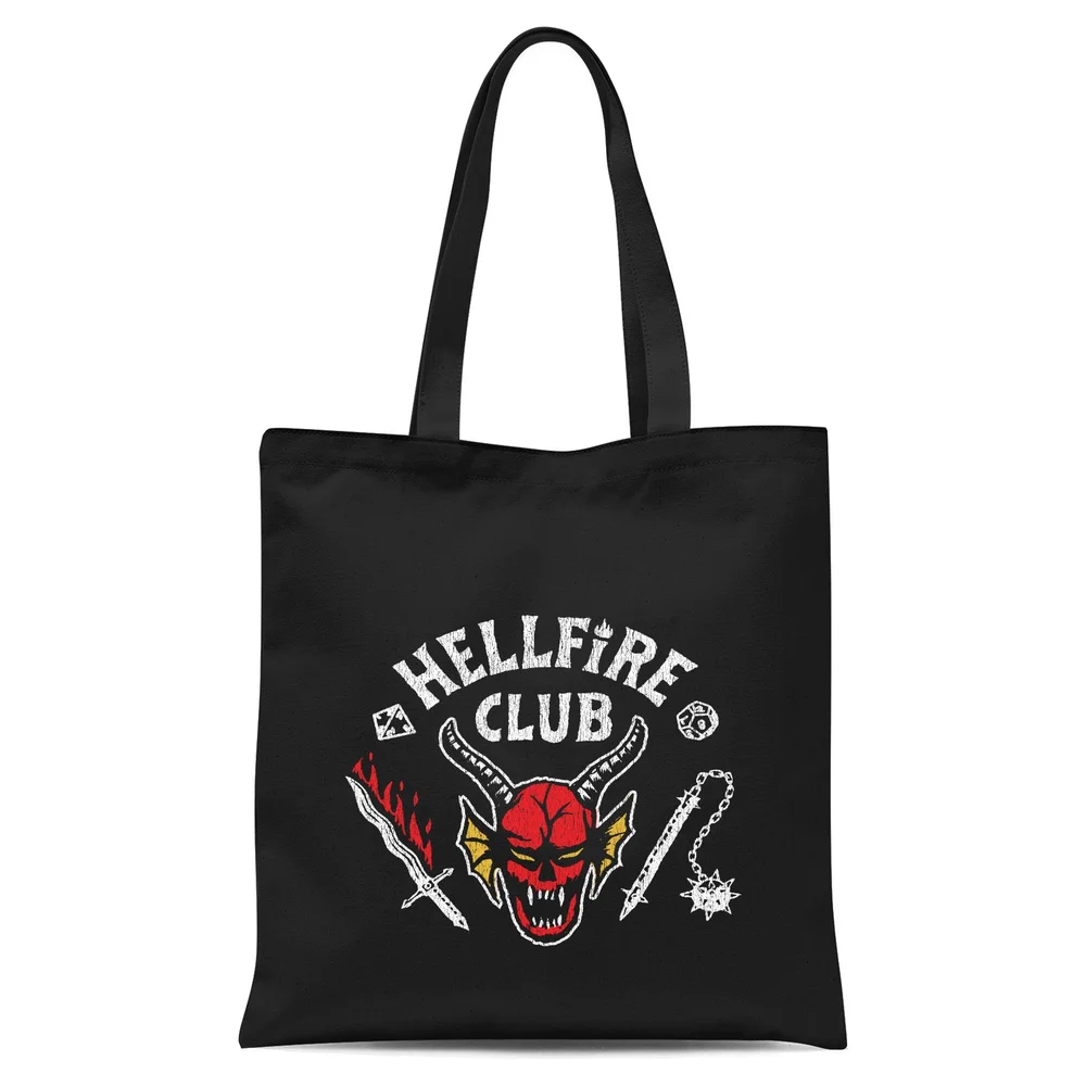 Stranger Things Hellfire Club Tote Bag - Black Image 1