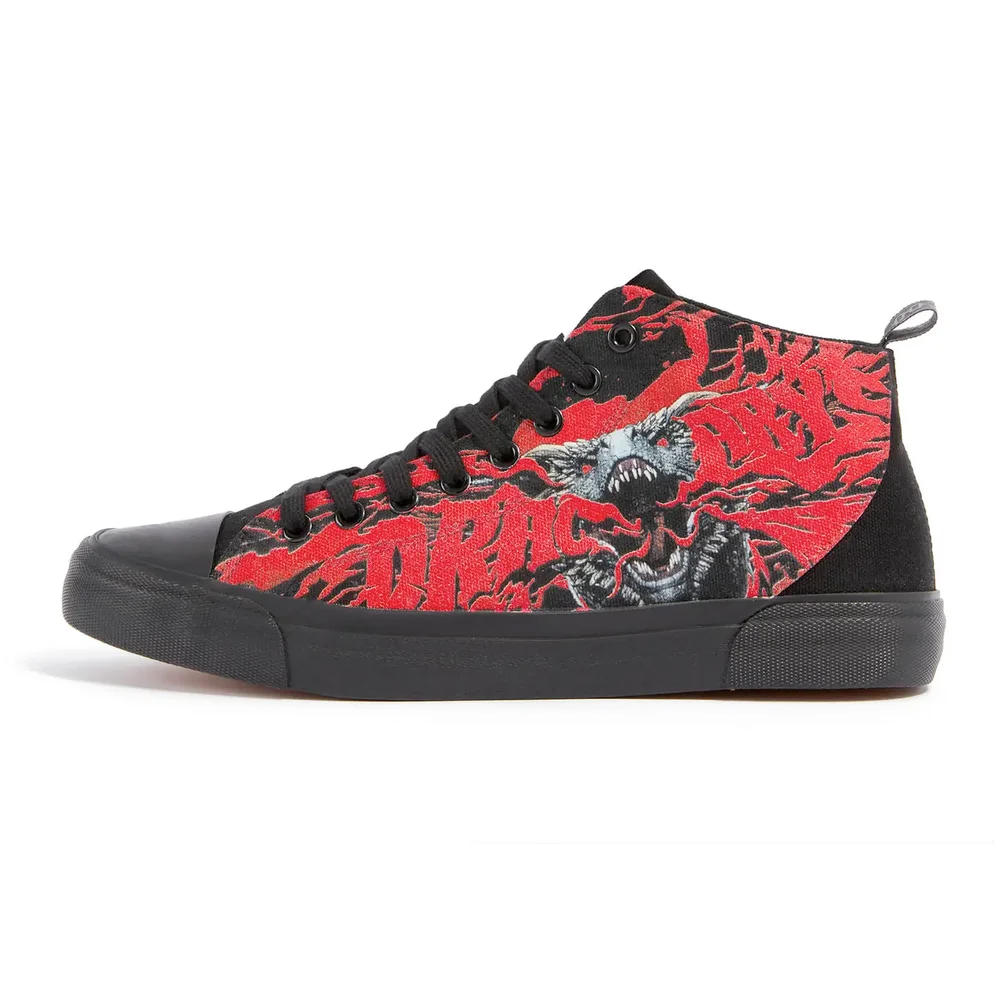 Akedo x Game Of Thrones Fire And Blood High Top - All Black - UK 3 / EU 35.5 / US Men's 3.5 / Women's 5 Image 1