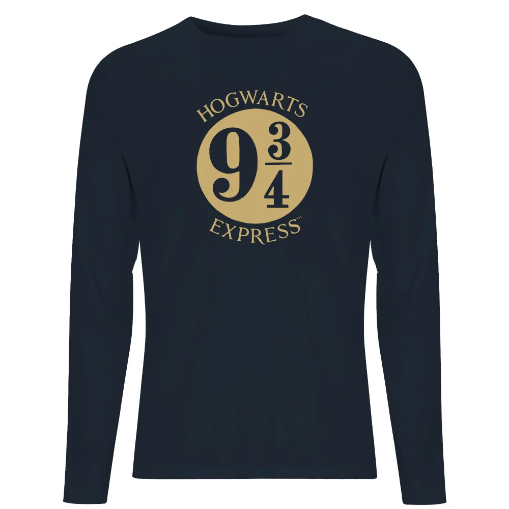 Harry Potter Platfrom Men's Long Sleeve T-Shirt - Navy - L - Navy Image 1