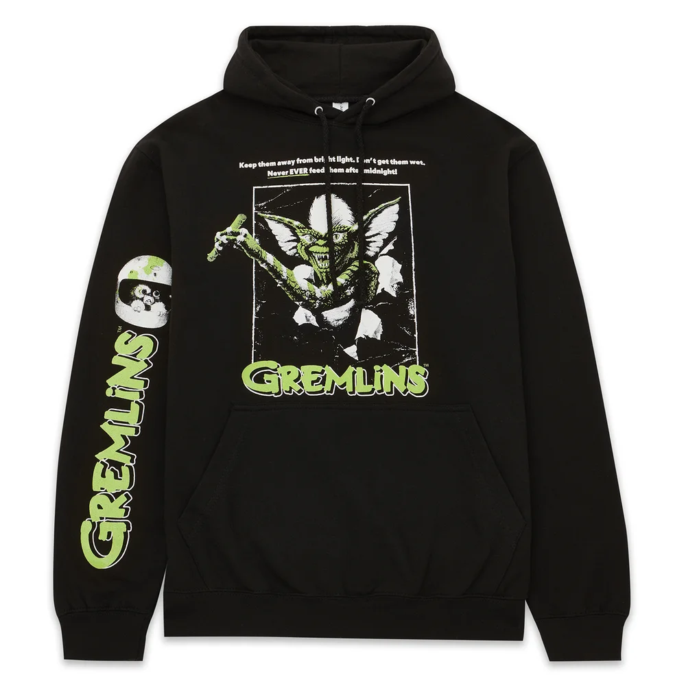 Gremlins Stripe Hoodie - Black - S Image 1