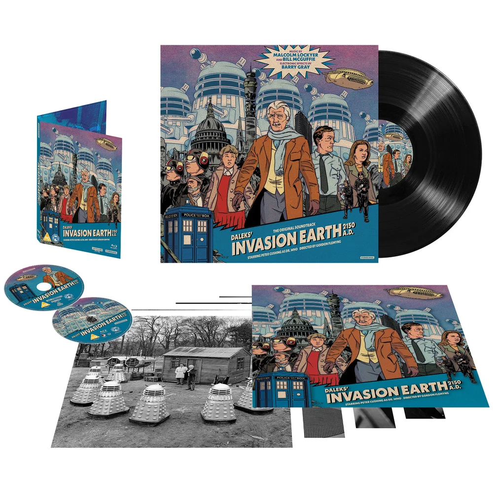 Daleks' Invasion Earth: 2150 A.D. 4K Ultra HD Vinyl Collector's Set Image 1