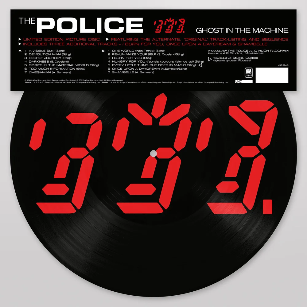 The Police - Ghost In The Machine Picture Disc Vinyl Image 1