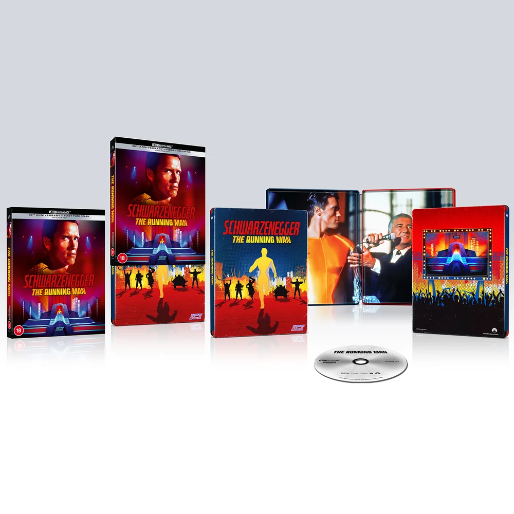 The Running Man 35th Anniversary 4K Ultra HD SteelBook Image 1