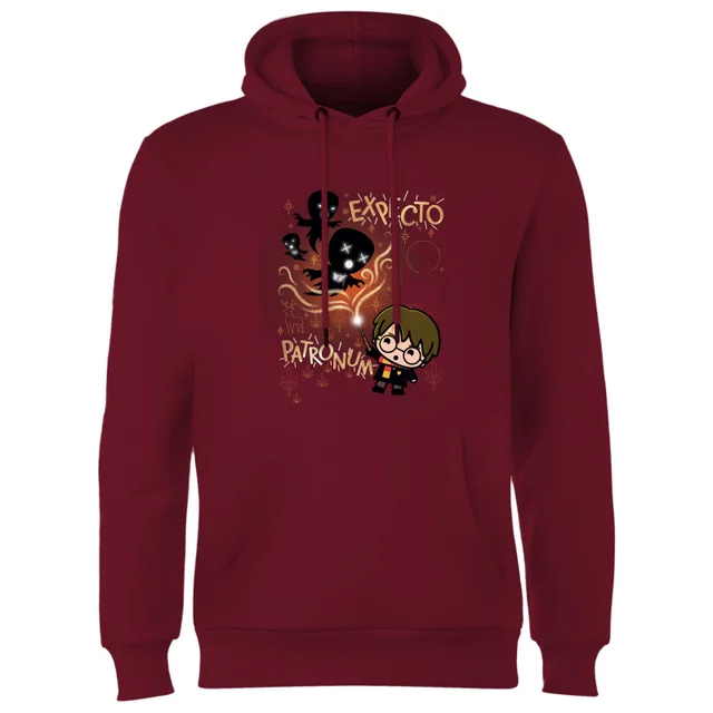 Harry Potter Kids Expecto Patronum Hoodie - Burgundy