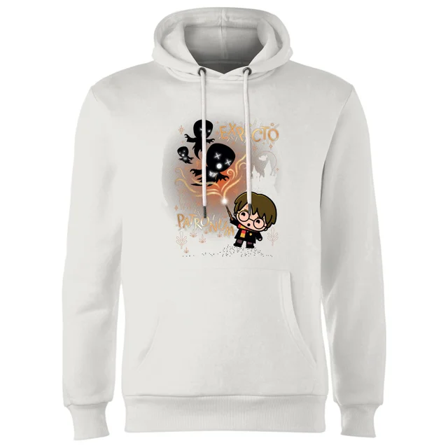 Harry Potter Kids Expecto Patronum Hoodie - White