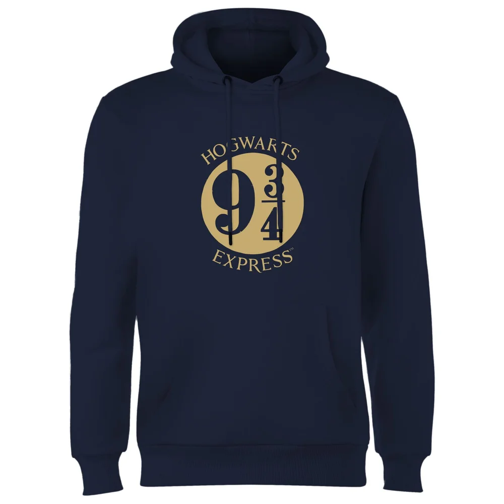 Harry Potter Platform Hoodie - Navy - S Image 1
