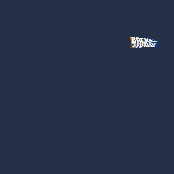 Back To The Future Hoodie - Navy