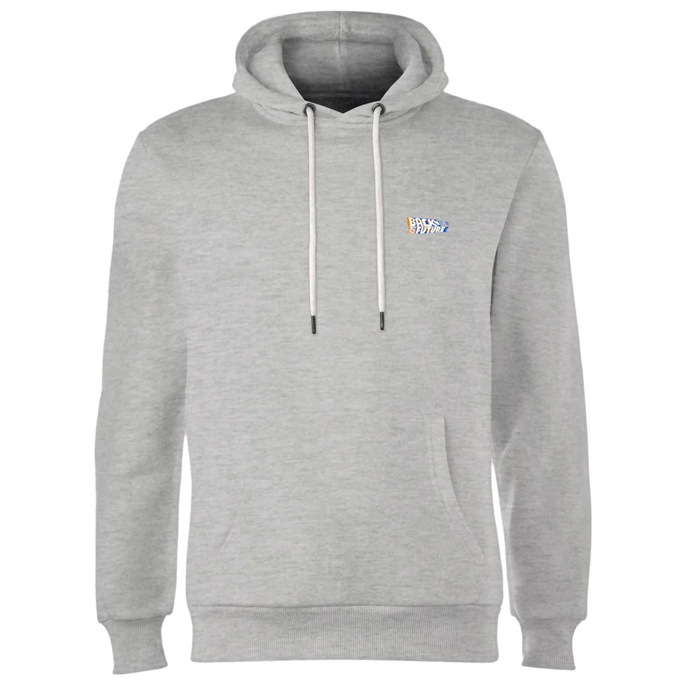 Back To The Future Hoodie - Grey - S Image 1