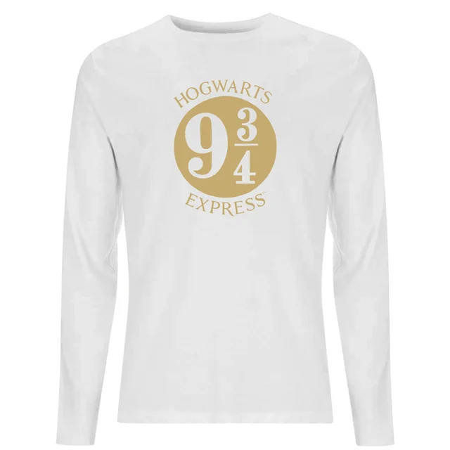 Harry Potter Platform Men's Long Sleeve T-Shirt - White