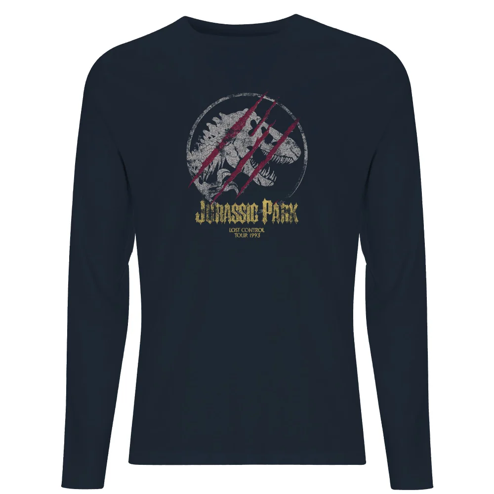Jurassic Park Lost Control Men's Long Sleeve T-Shirt - Navy - S - Navy Image 1