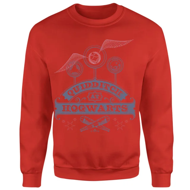 Harry Potter Quidditch At Hogwarts Sweatshirt - Red