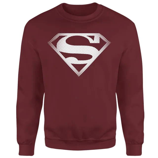 Superman Spot Logo Sweatshirt - Burgundy