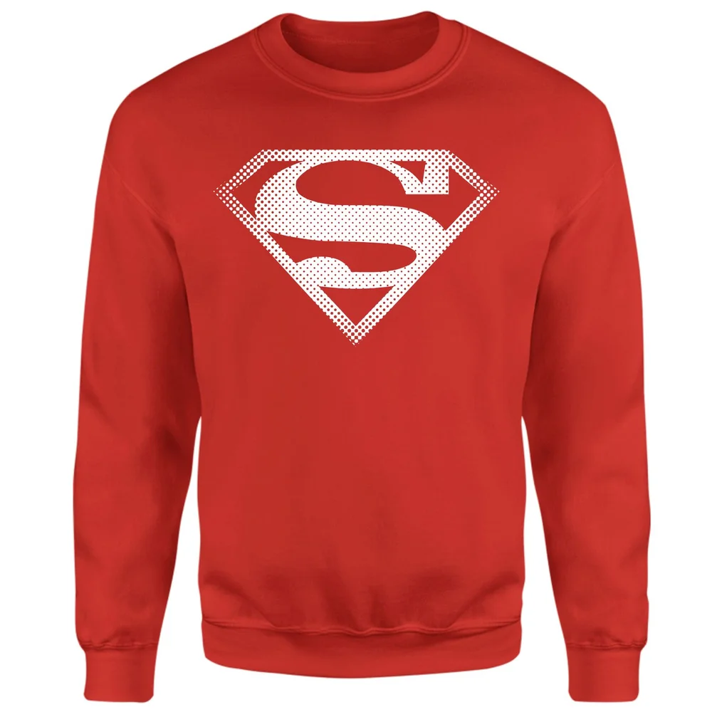 Superman Spot Logo Sweatshirt - Red - XS Image 1
