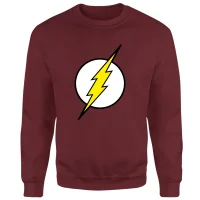 Justice League Flash Logo Sweatshirt - Burgundy