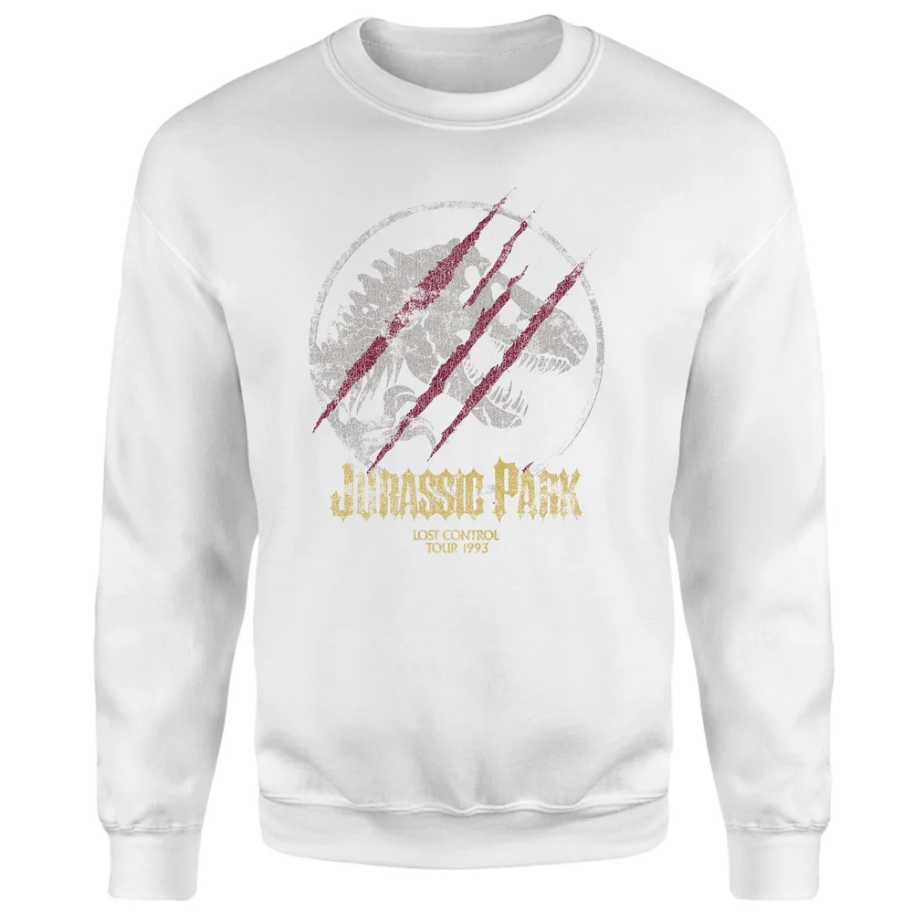 Jurassic Park Lost Control Sweatshirt - White - S Image 1