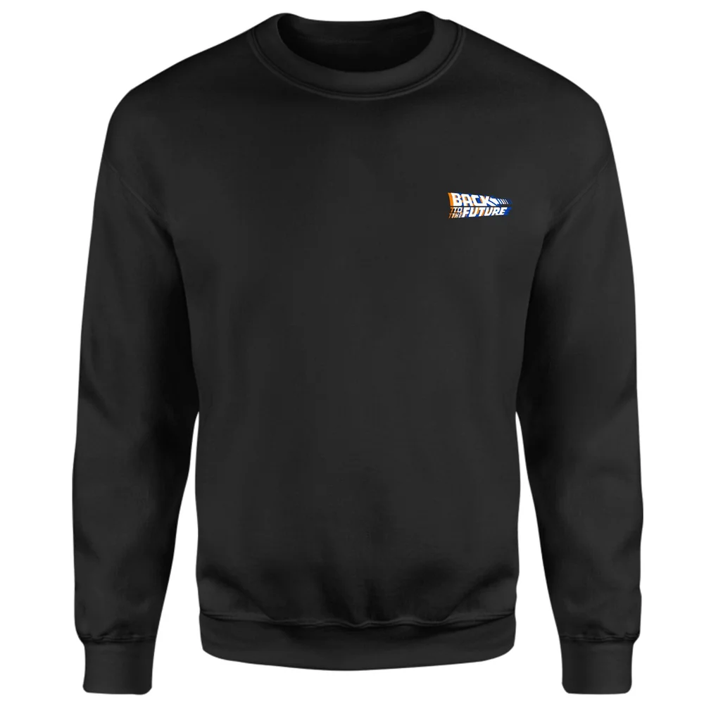 Back To The Future Sweatshirt - Black - XS Image 1