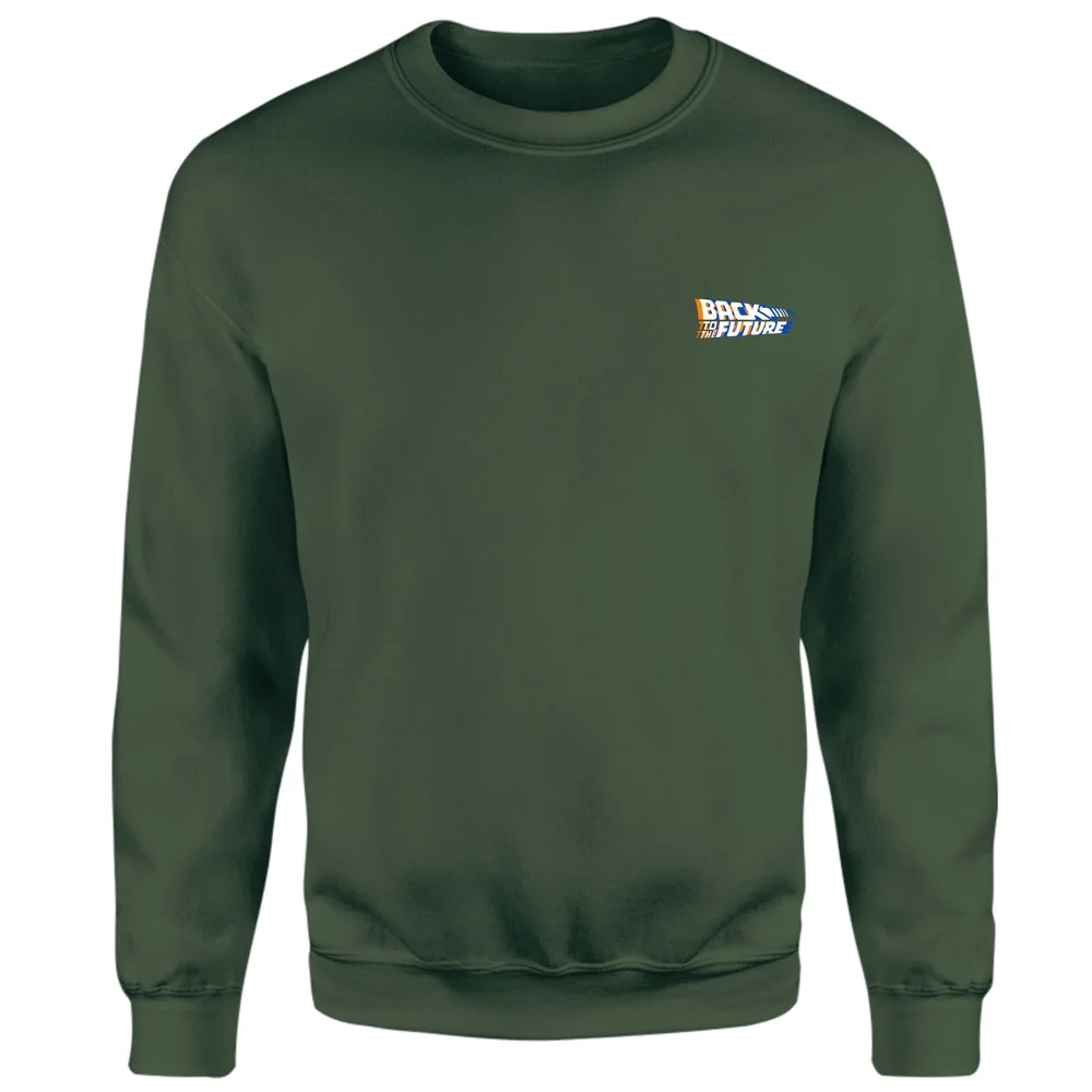 Back To The Future Sweatshirt - Green - XS Image 1