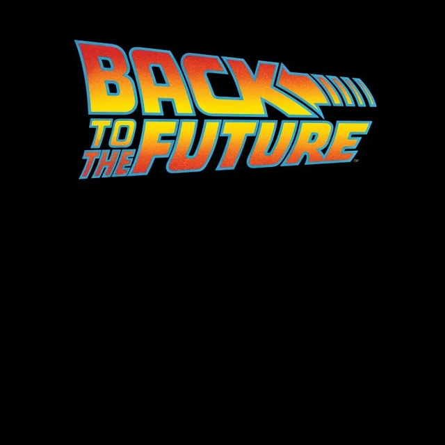 Back To The Future Classic Logo Men's T-Shirt - White