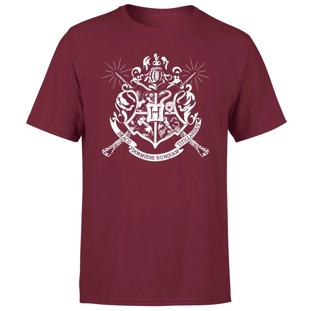Harry Potter Hogwarts House Crest Men's T-Shirt - Burgundy - S Image 1