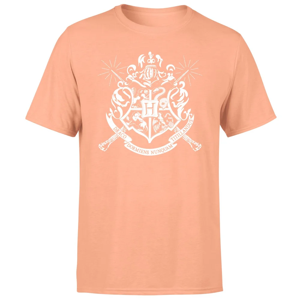 Harry Potter Hogwarts House Crest Men's T-Shirt - Coral - S Image 1