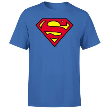 Official Superman Shield Men's T-Shirt - Blue