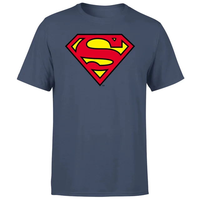 Official Superman Shield Men's T-Shirt - Navy