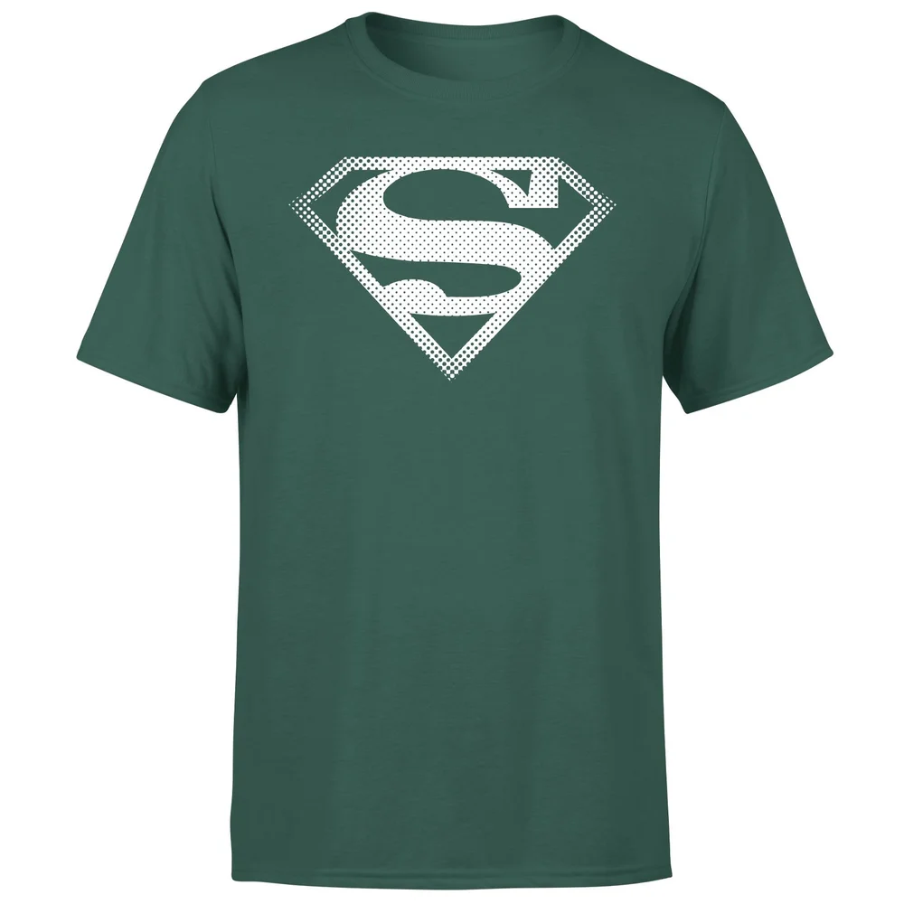 Superman Spot Logo Men's T-Shirt - Green - S Image 1