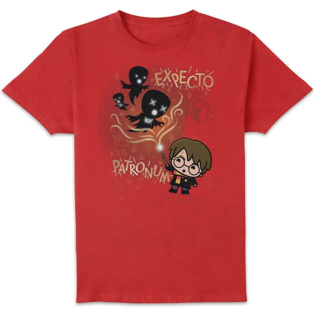 Harry Potter Kids Expecto Patronum Men's T-Shirt - Red