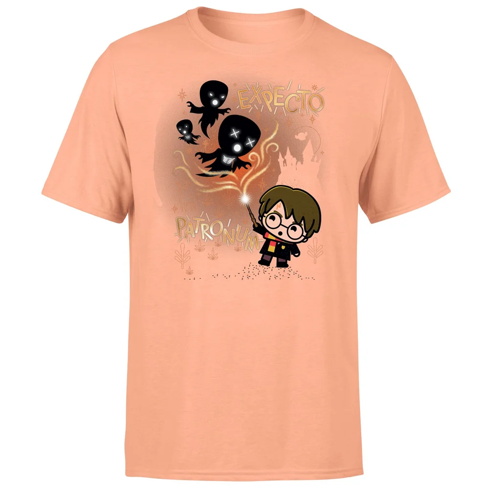 Harry Potter Kids Expecto Patronum Men's T-Shirt - Coral - S Image 1