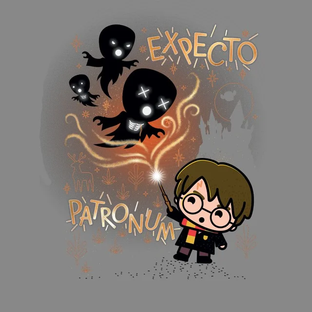 Harry Potter Kids Expecto Patronum Men's T-Shirt - White