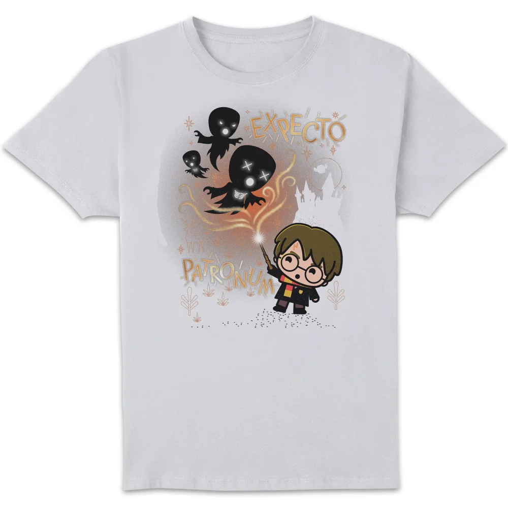 Harry Potter Kids Expecto Patronum Men's T-Shirt - White - S Image 1