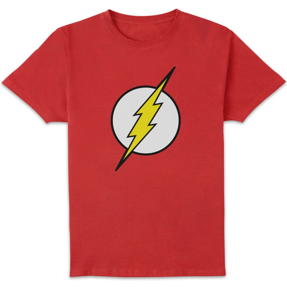 Justice League Flash Logo Men's T-Shirt - Red - S Image 1