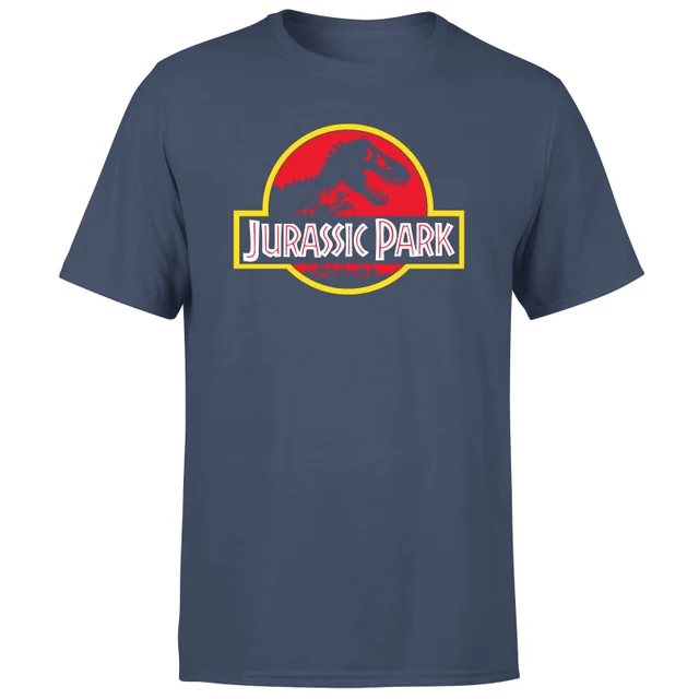 Jurassic Park Logo Men's T-Shirt - Navy