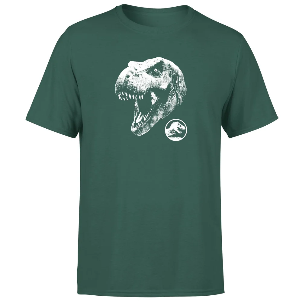 Jurassic Park T Rex Men's T-Shirt - Green - S Image 1