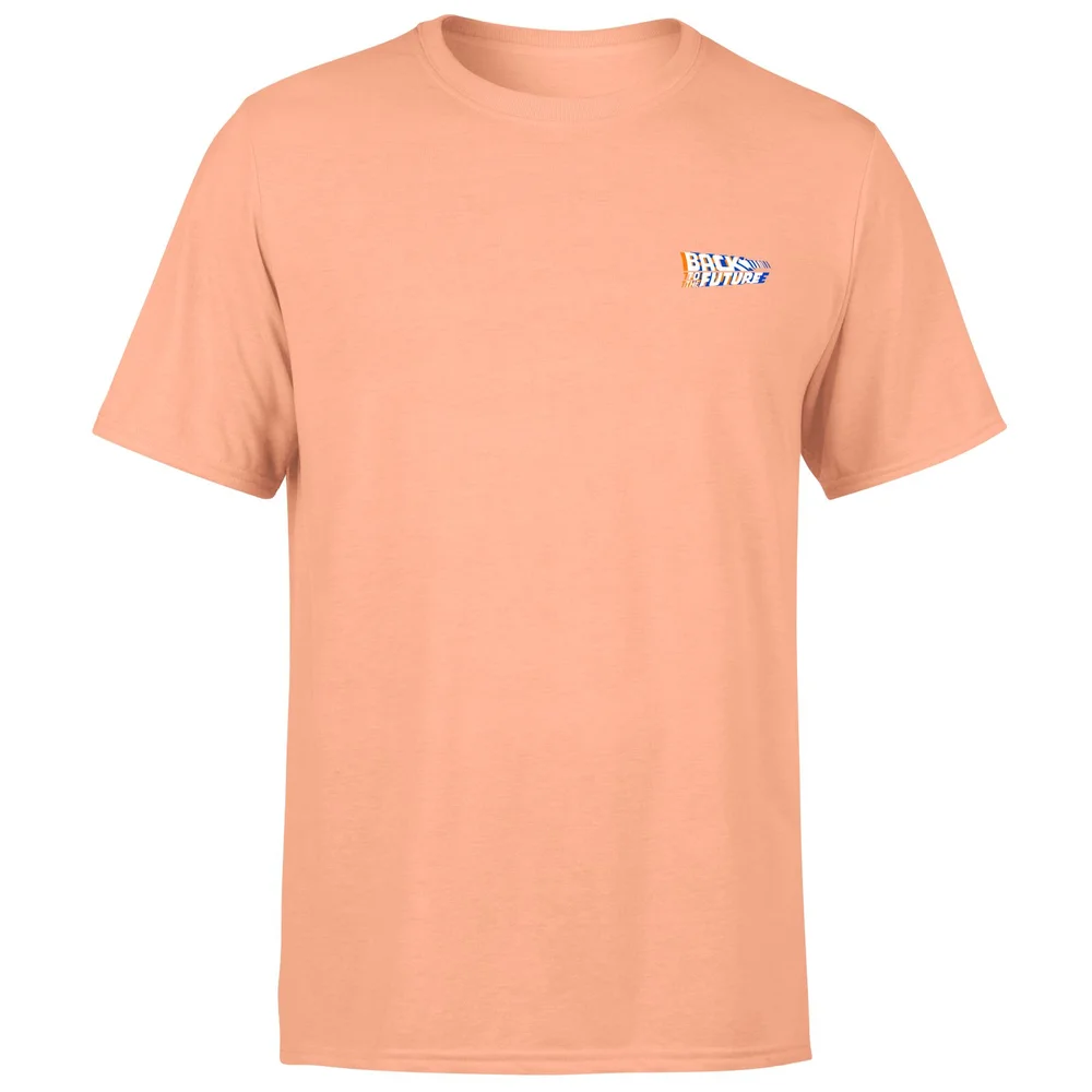 Back To The Future Men's T-Shirt - Coral - S Image 1