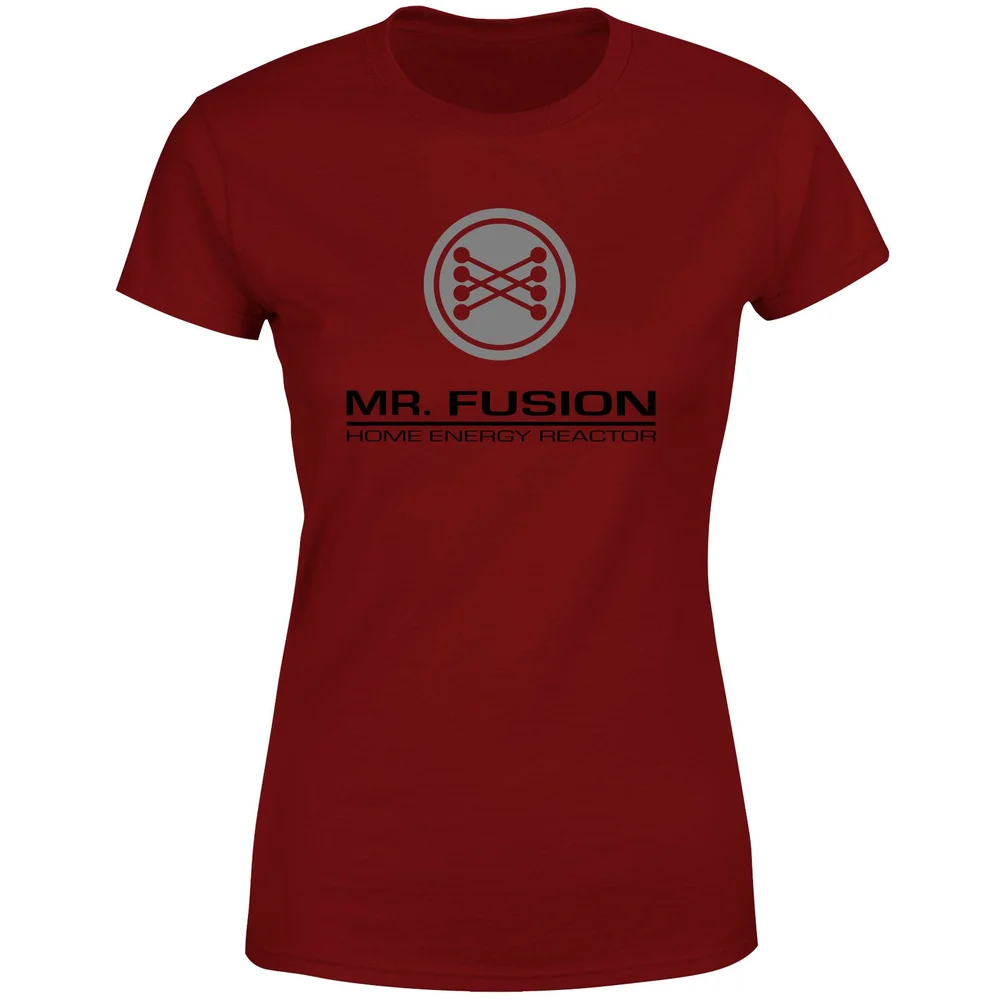 Back To The Future Mr Fusion Women's T-Shirt - Burgundy - L - Burgundy Image 1
