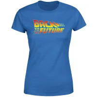 Back To The Future Classic Logo Women's T-Shirt - Blue