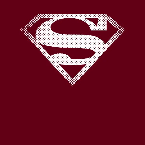 Superman Spot Logo Women's T-Shirt - Burgundy